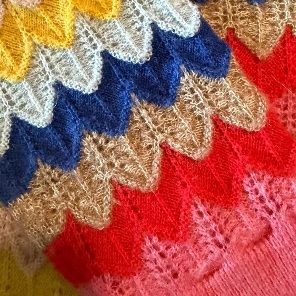 Boden Multicolor Zigzag Sweater - Picture 4 of 4